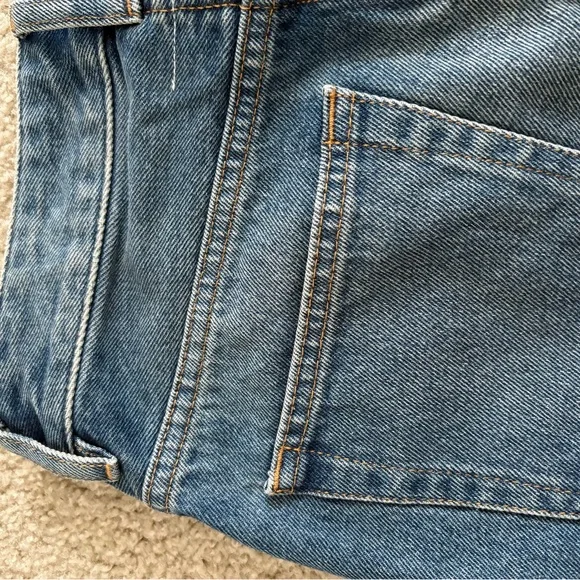 MM6 Maison Martin Margiela Straight-Leg Blue Denim Jeans - Picture 6 of 7